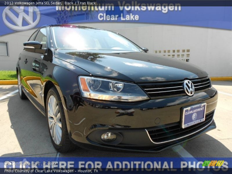 Black / Titan Black 2012 Volkswagen Jetta SEL Sedan