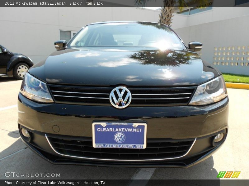 Black / Titan Black 2012 Volkswagen Jetta SEL Sedan