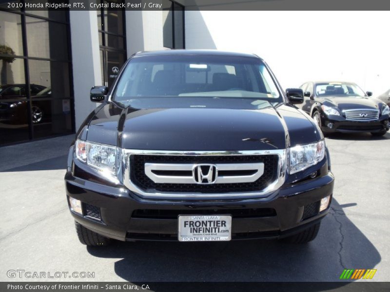 Crystal Black Pearl / Gray 2010 Honda Ridgeline RTS