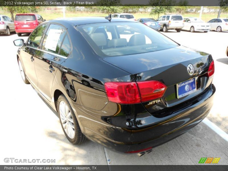 Black / Titan Black 2012 Volkswagen Jetta SEL Sedan