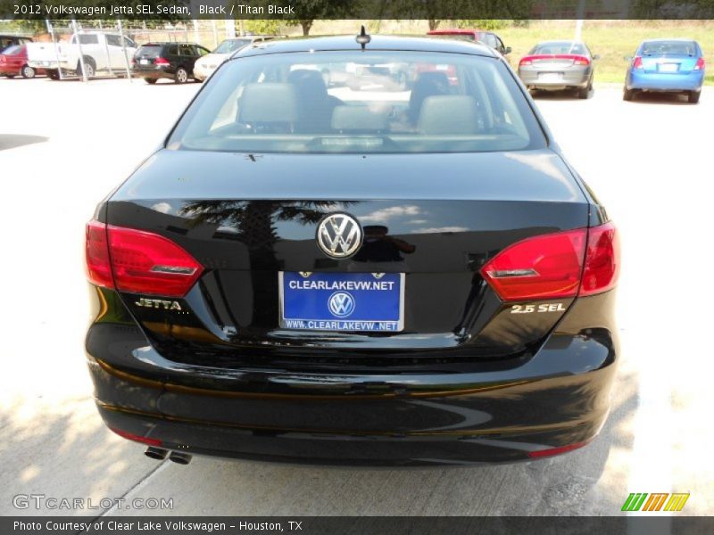 Black / Titan Black 2012 Volkswagen Jetta SEL Sedan