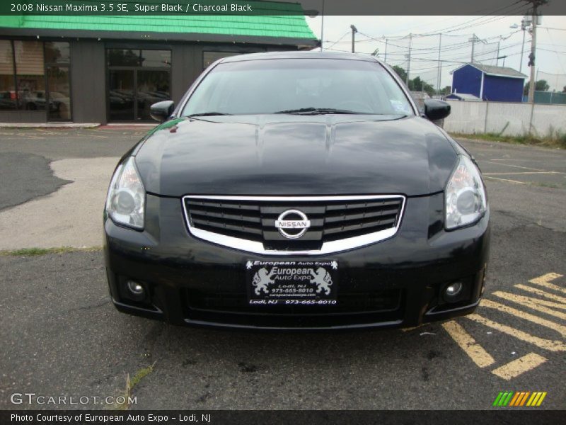 Super Black / Charcoal Black 2008 Nissan Maxima 3.5 SE