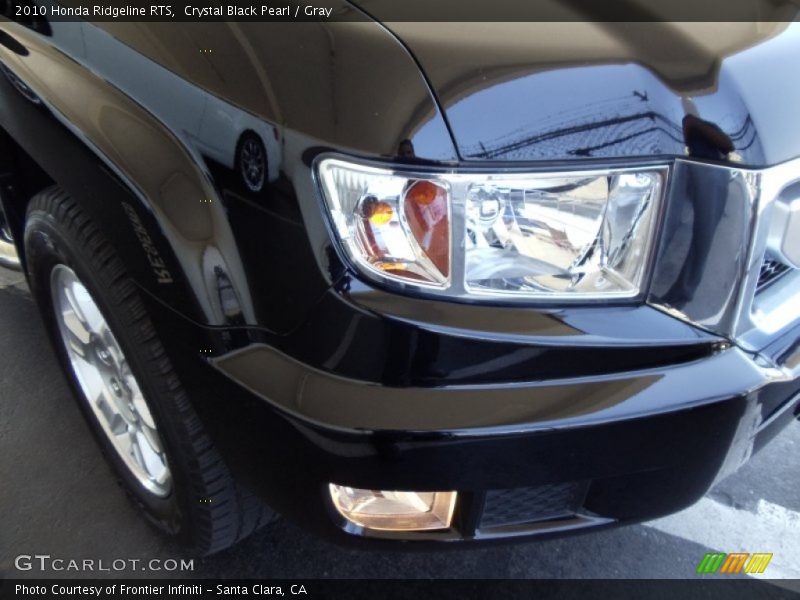 Crystal Black Pearl / Gray 2010 Honda Ridgeline RTS