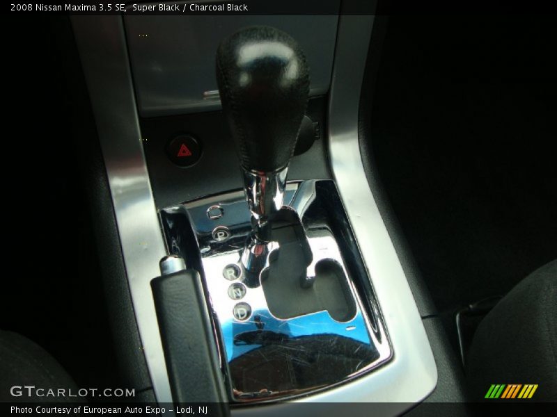 Super Black / Charcoal Black 2008 Nissan Maxima 3.5 SE