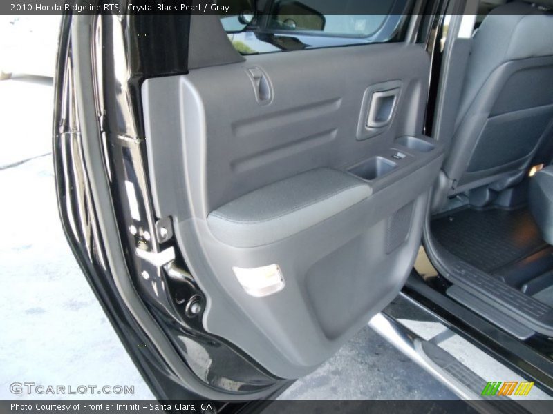Crystal Black Pearl / Gray 2010 Honda Ridgeline RTS