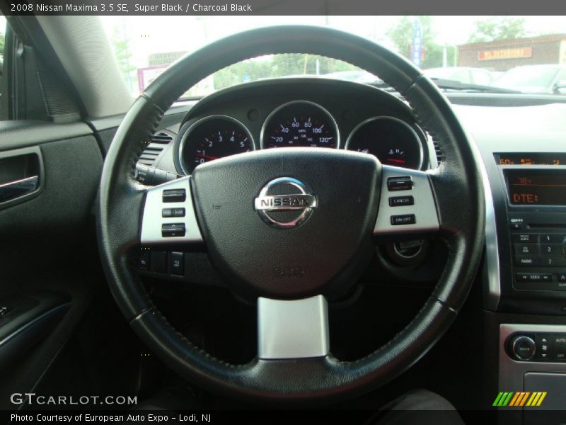 Super Black / Charcoal Black 2008 Nissan Maxima 3.5 SE