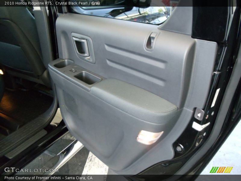 Crystal Black Pearl / Gray 2010 Honda Ridgeline RTS
