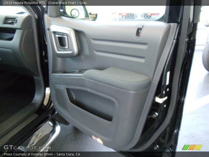 Crystal Black Pearl / Gray 2010 Honda Ridgeline RTS