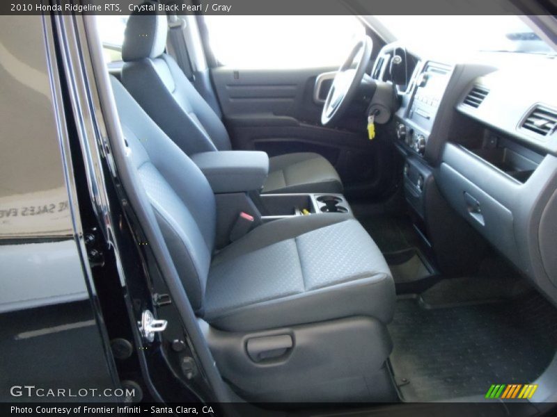Crystal Black Pearl / Gray 2010 Honda Ridgeline RTS