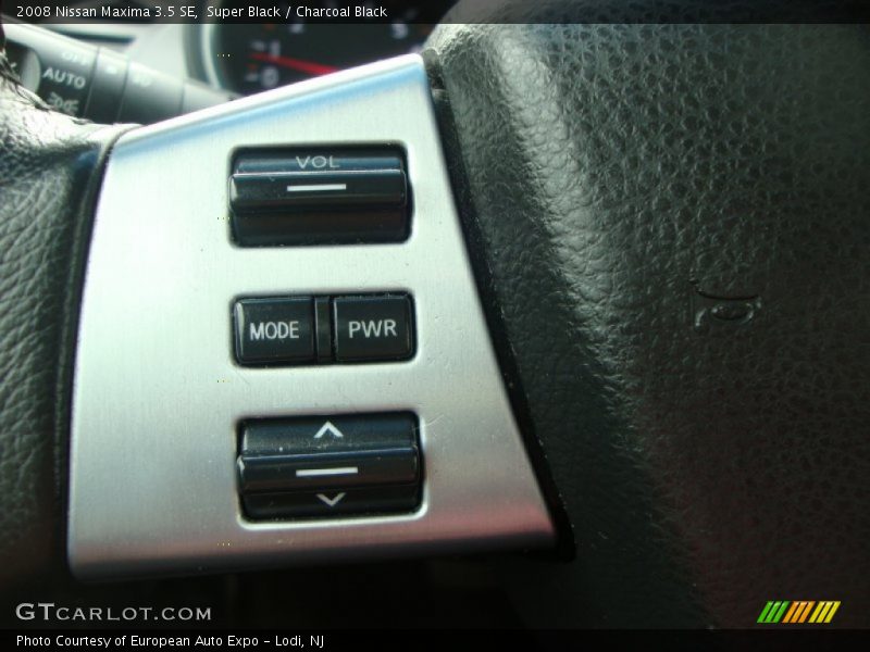 Super Black / Charcoal Black 2008 Nissan Maxima 3.5 SE