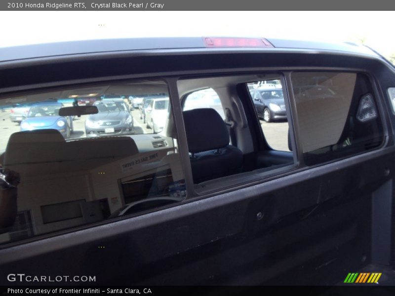Crystal Black Pearl / Gray 2010 Honda Ridgeline RTS