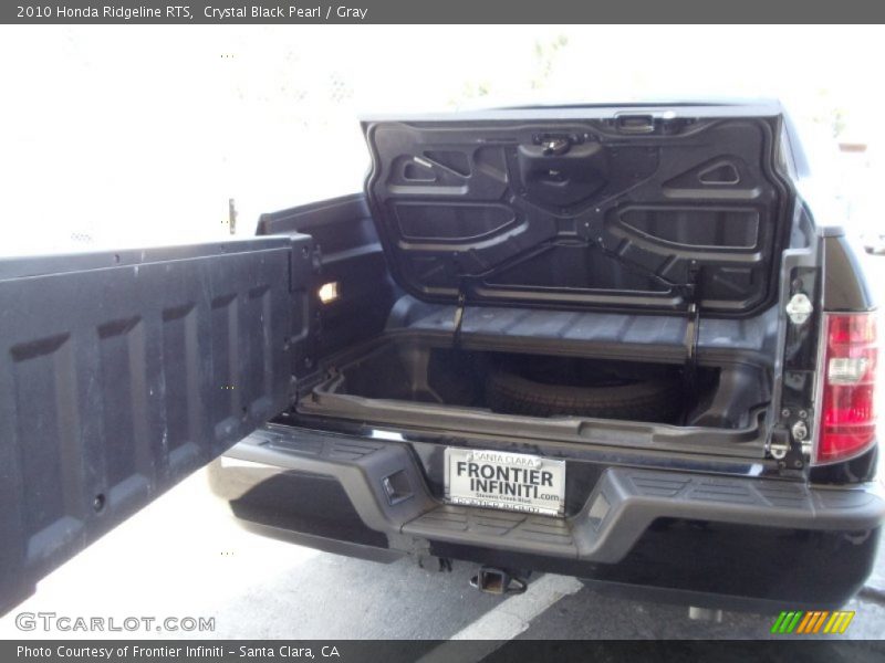 Crystal Black Pearl / Gray 2010 Honda Ridgeline RTS