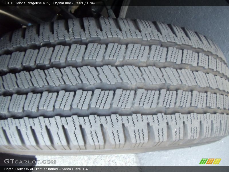 Crystal Black Pearl / Gray 2010 Honda Ridgeline RTS