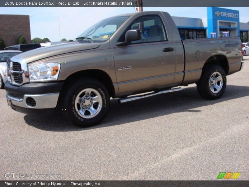 Light Khaki Metallic / Khaki 2008 Dodge Ram 1500 SXT Regular Cab