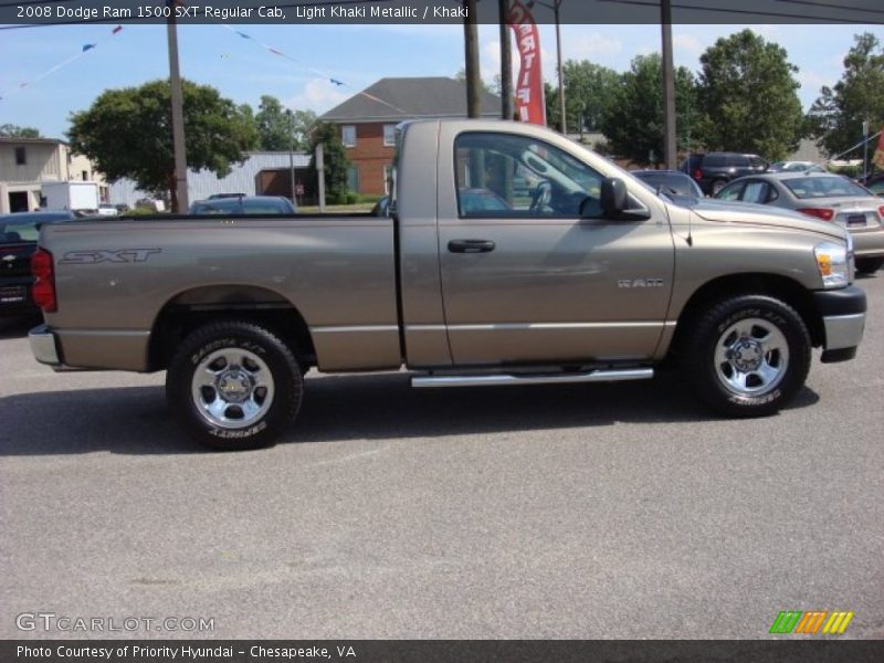Light Khaki Metallic / Khaki 2008 Dodge Ram 1500 SXT Regular Cab