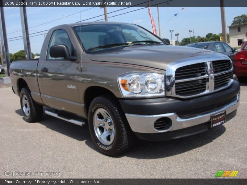 Light Khaki Metallic / Khaki 2008 Dodge Ram 1500 SXT Regular Cab