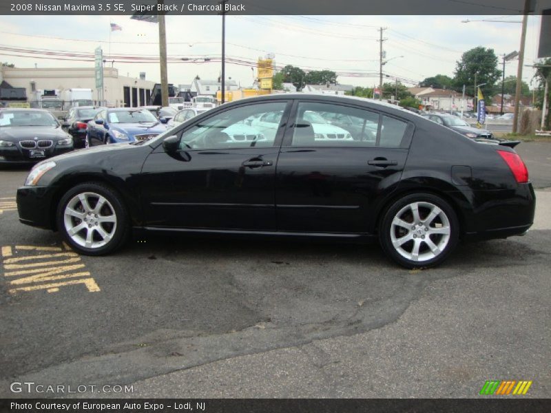 Super Black / Charcoal Black 2008 Nissan Maxima 3.5 SE