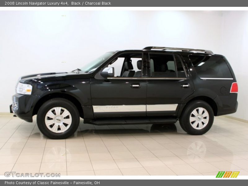 Black / Charcoal Black 2008 Lincoln Navigator Luxury 4x4