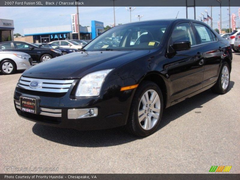 Black / Charcoal Black 2007 Ford Fusion SEL