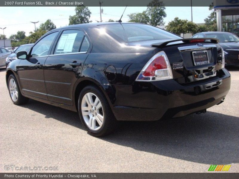 Black / Charcoal Black 2007 Ford Fusion SEL