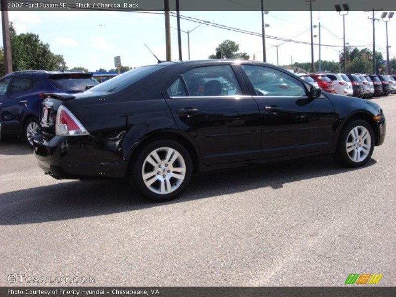 Black / Charcoal Black 2007 Ford Fusion SEL