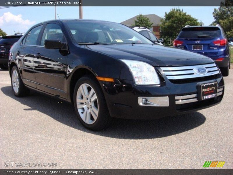 Black / Charcoal Black 2007 Ford Fusion SEL