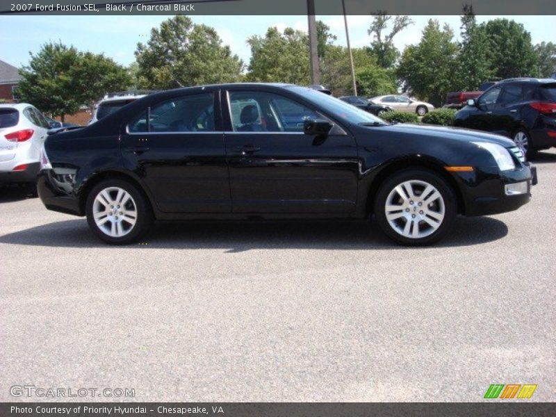 Black / Charcoal Black 2007 Ford Fusion SEL