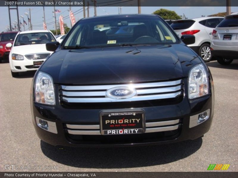 Black / Charcoal Black 2007 Ford Fusion SEL