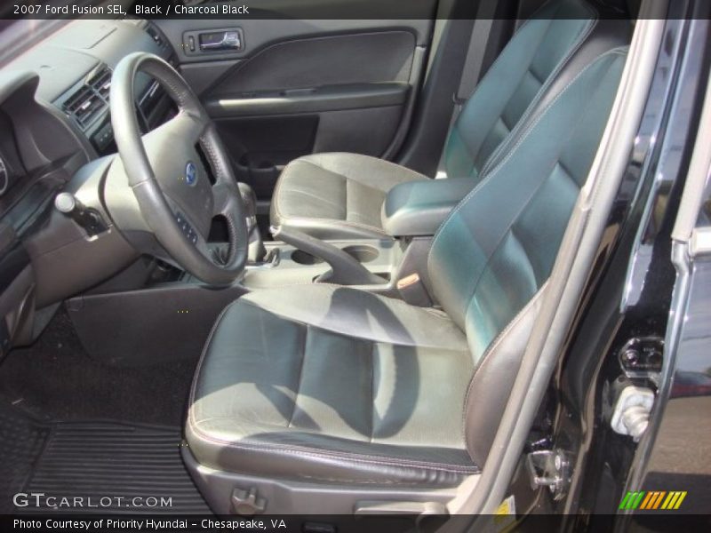 Black / Charcoal Black 2007 Ford Fusion SEL