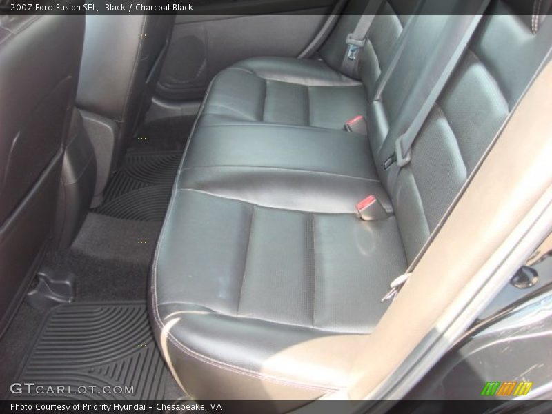 Black / Charcoal Black 2007 Ford Fusion SEL
