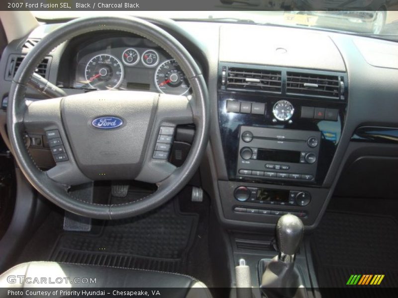 Black / Charcoal Black 2007 Ford Fusion SEL