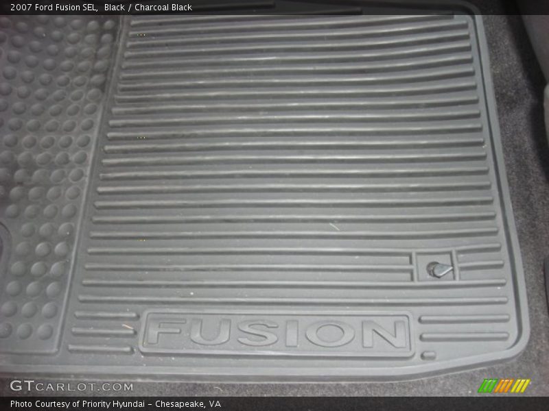 Black / Charcoal Black 2007 Ford Fusion SEL