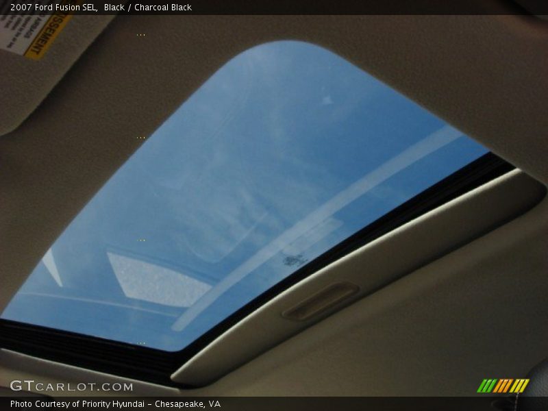 Black / Charcoal Black 2007 Ford Fusion SEL