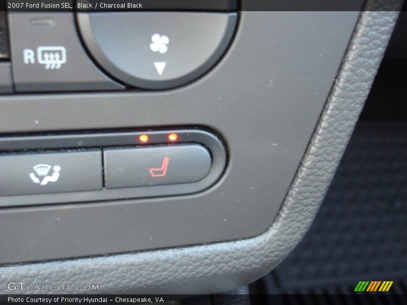 Black / Charcoal Black 2007 Ford Fusion SEL