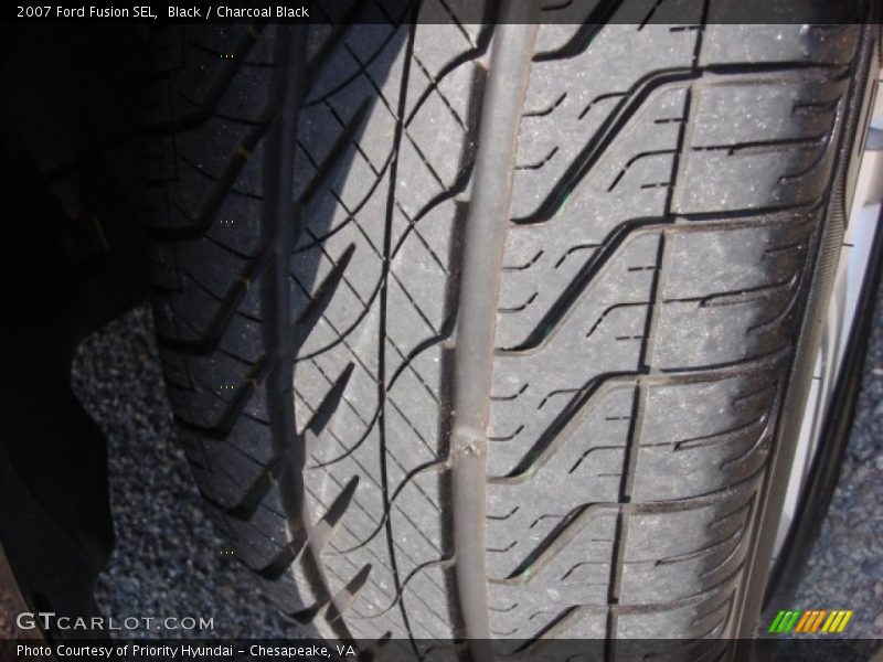 Black / Charcoal Black 2007 Ford Fusion SEL