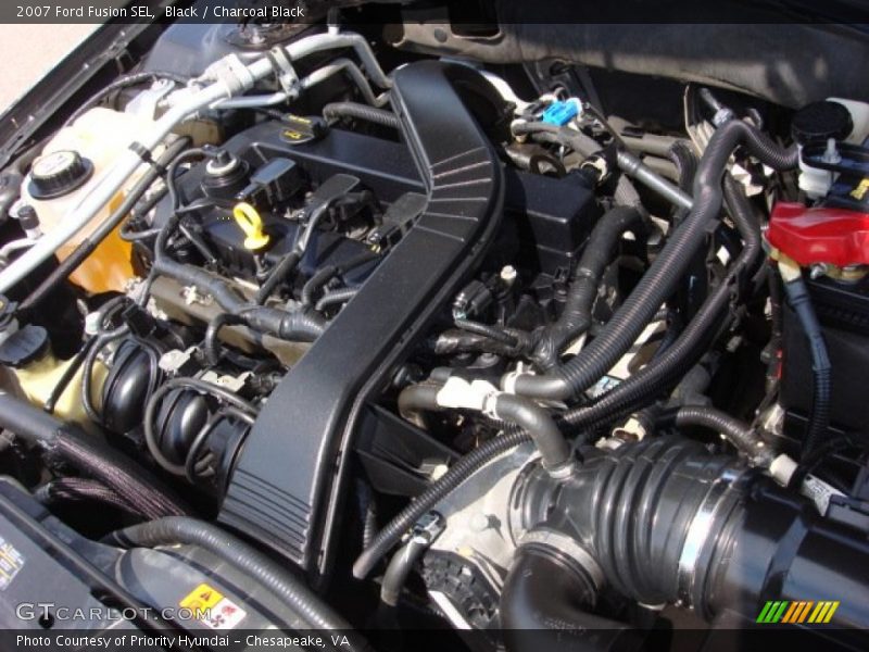 Black / Charcoal Black 2007 Ford Fusion SEL