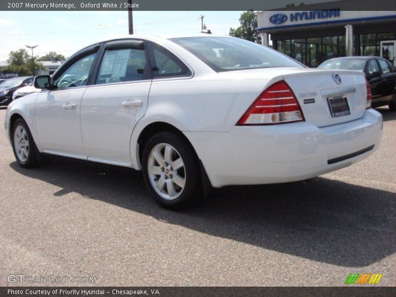 Oxford White / Shale 2007 Mercury Montego