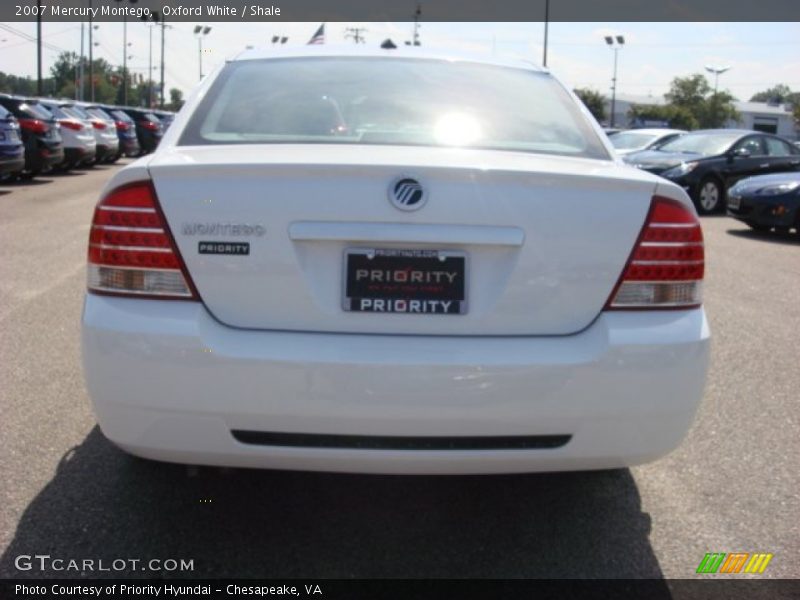 Oxford White / Shale 2007 Mercury Montego