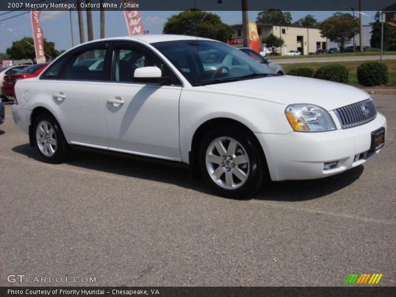 Oxford White / Shale 2007 Mercury Montego