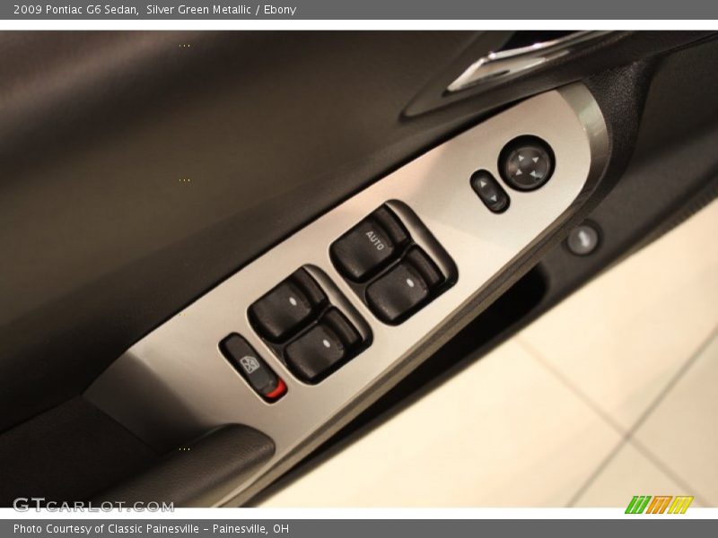 Silver Green Metallic / Ebony 2009 Pontiac G6 Sedan