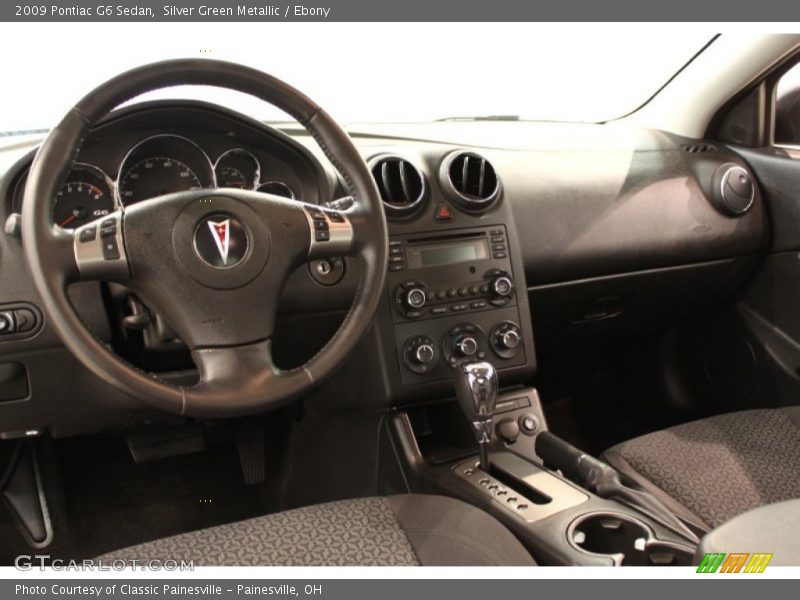 Silver Green Metallic / Ebony 2009 Pontiac G6 Sedan