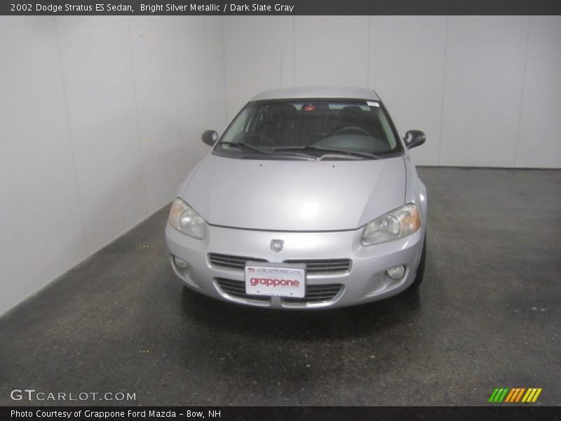 Bright Silver Metallic / Dark Slate Gray 2002 Dodge Stratus ES Sedan