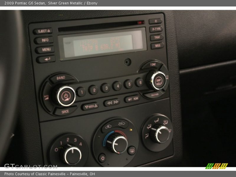 Silver Green Metallic / Ebony 2009 Pontiac G6 Sedan