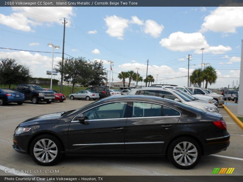 Island Grey Metallic / Cornsilk Beige Two Tone 2010 Volkswagen CC Sport