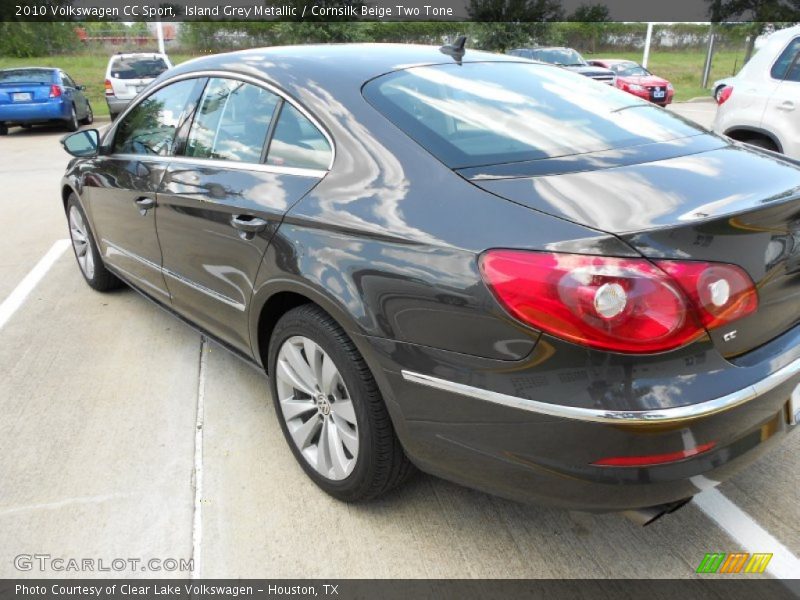 Island Grey Metallic / Cornsilk Beige Two Tone 2010 Volkswagen CC Sport