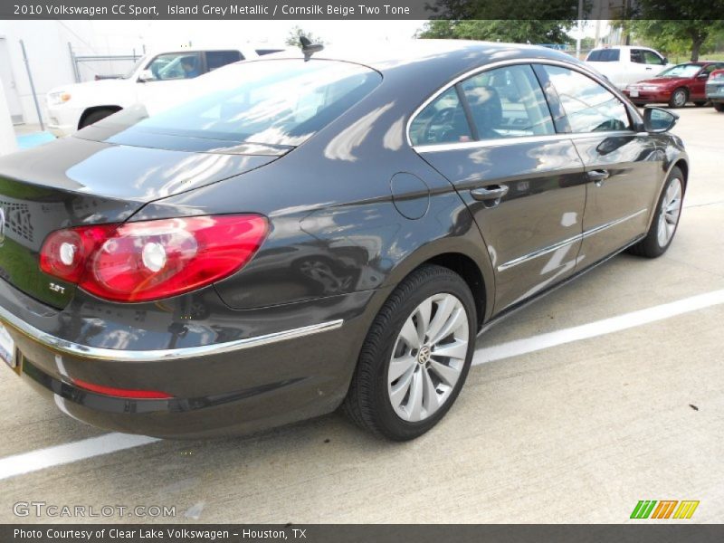 Island Grey Metallic / Cornsilk Beige Two Tone 2010 Volkswagen CC Sport