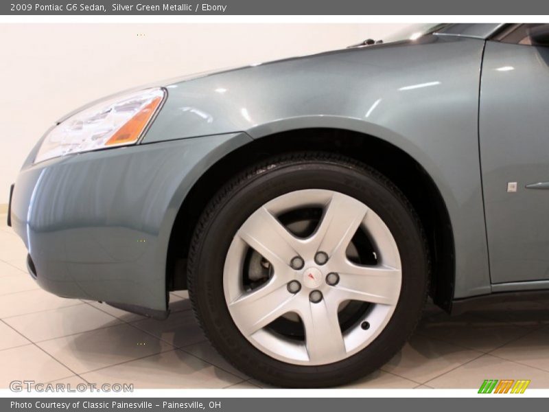 Silver Green Metallic / Ebony 2009 Pontiac G6 Sedan
