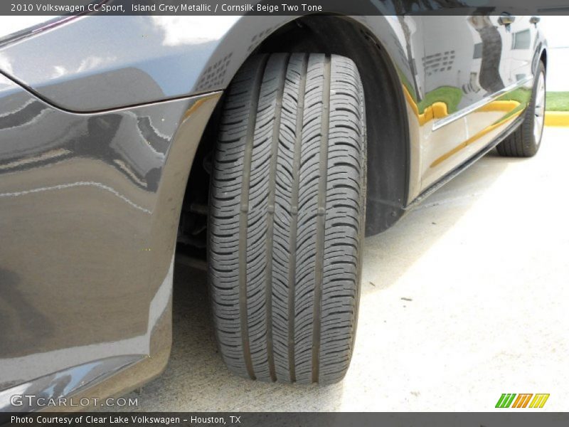 Island Grey Metallic / Cornsilk Beige Two Tone 2010 Volkswagen CC Sport