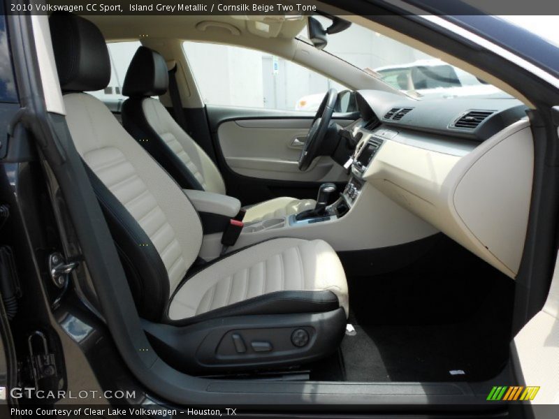 Island Grey Metallic / Cornsilk Beige Two Tone 2010 Volkswagen CC Sport