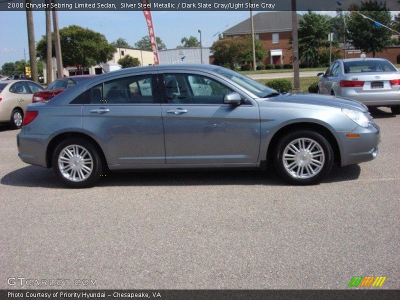 Silver Steel Metallic / Dark Slate Gray/Light Slate Gray 2008 Chrysler Sebring Limited Sedan